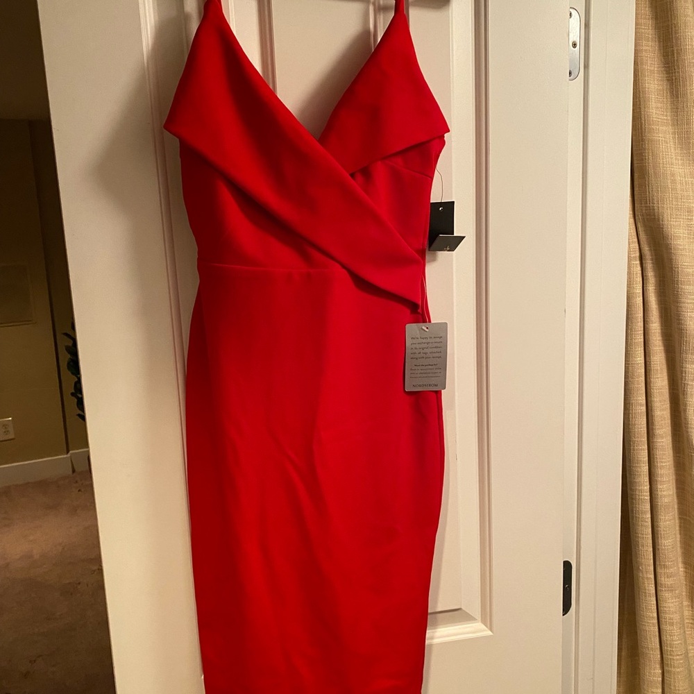 NWT Lulus Red Cocktail Dress, Size S